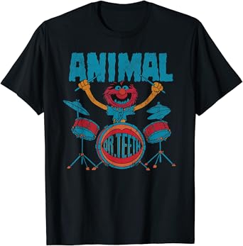 Amazon ディズニー ザ・マペット 動物 ドクター・ティース&エレクトリック・メイヘム ビンテージ Tシャツ Tシャツ・カットソー 通販
